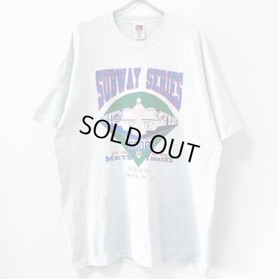 画像1: 2000s SUBWAY SERIES Yankees vs Mets TEE SHIRT