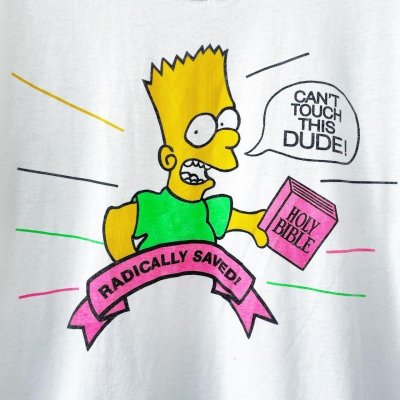 画像2: 90s BOOTLEG THE SIMPSONS TEE SHIRT