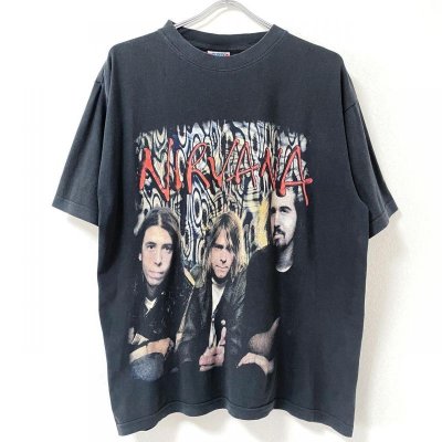 画像1: 90s EURO BOOTLEG NIRVANA TEE SHIRT