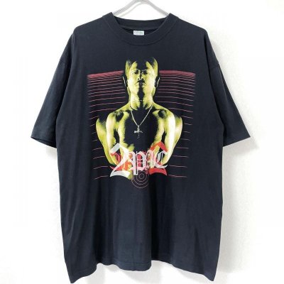 画像1: 90s EU製 2PAC RAP TEE SHIRT