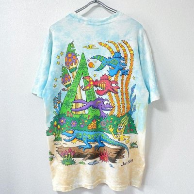 画像2: 90s USA製 JOEY MARS ALL OVER PRINT TEE SHIRT