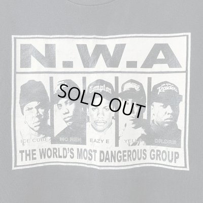 画像2: 90s USA製 N.W.A RAP TEE SHIRT