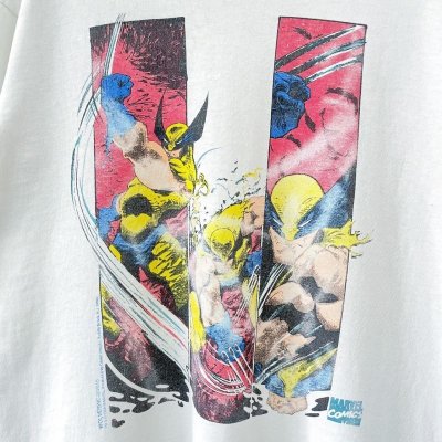 画像2: 90s USA製 X-MEN WOLVERINE TEE SHIRT