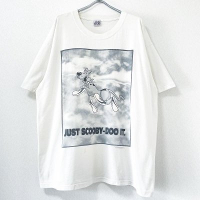 画像1: 90s USA製 SCOOBY DOO JUST SCOOBY-DOO IT JUMPMAN PARODY TEE SHIRT