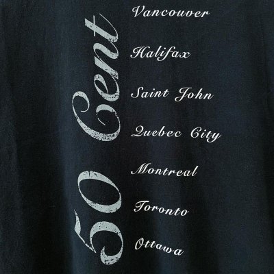 画像4: 00s 50CENT TOUR TEE SHIRT