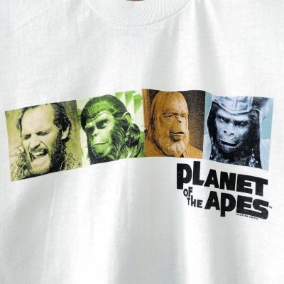 画像2: 90s USA製 PLANET OF THE APE MOVIE TEE SHIRT