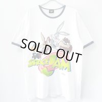 90s USA製 SPACE JAM RINGER TEE SHIRT