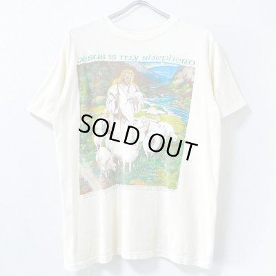 画像1: 90s USA製 JESUS ART TEE SHIRT