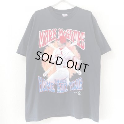 画像1: 90s MARK MEGWIRE HOME RUN TOUR 98 TEE SHIRT