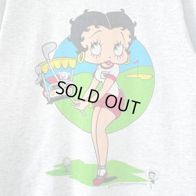 画像2: 90s USA製 BETTY BOOP GOLF TEE SHIRT