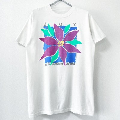 画像1: 90s USA製 FLOWER ART TEE SHIRT