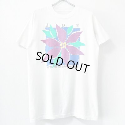 画像1: 90s USA製 FLOWER ART TEE SHIRT