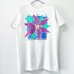 画像1: 90s USA製 FLOWER ART TEE SHIRT (1)