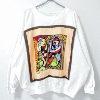 画像1: 90s PICASSO DOLMAN SLEEVE  SWEAT