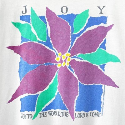 画像2: 90s USA製 FLOWER ART TEE SHIRT