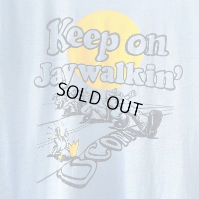 画像2: 80s USA製 R.CRUMB KEEP ON JAY WALKIN' TEE SHIRT