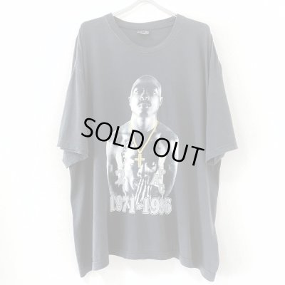 画像1: 00s 2pac RAP TEE SHIRT
