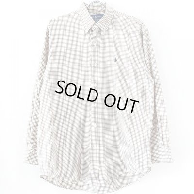 画像1: 90s RALPH LAUREN PAID L/S SHIRT