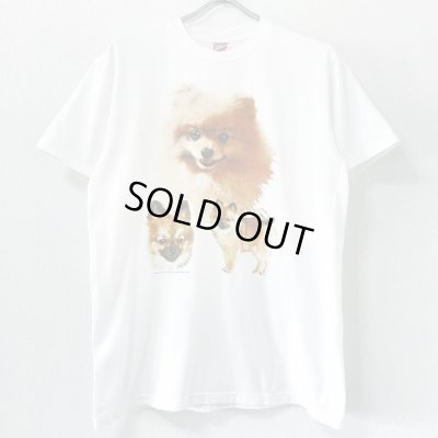 画像1: 90s USA製 DOG ART TEE SHIRT