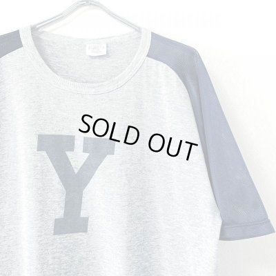 画像2: 90s USA製 YALE? 袖MESH TEE SHIRT