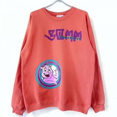 画像1: 90s USA製　PIG PRINT SWEAT