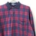 画像2: 90s RALPH LAUREN PLAID JAGARD POLO L/S SHIRT (2)