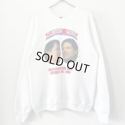 画像1: 90s USA製　CLINTON GORE INAUGURATION DAY SWEAT