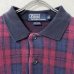 画像4: 90s RALPH LAUREN PLAID JAGARD POLO L/S SHIRT (4)