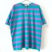 画像1: 90s HENLY NECK BORDER TEE SHIRT (1)