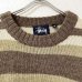 画像4: 90s OLD STUSSY BORDER KNIT