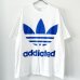 画像1: 00s adidas "addicted" GANJA PARODY TEE SHIRT (1)