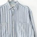 画像2: 90s USA製 BANANA REPUBLIC STRIPE L/S SHIRT (2)