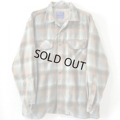 画像1: 90s~00s PENDLETON OPEN COLLAR BOARD SHIRT "OMBRE"