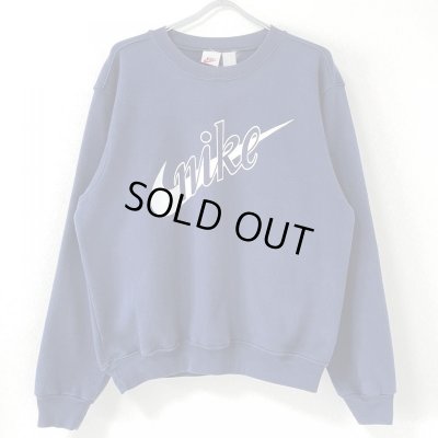 画像1: 90s NIKE 筆記体LOGO SWEAT