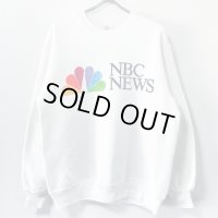 90s USA製　NBC NEWS 企業 SWEAT