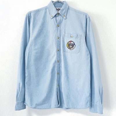 画像2: 90s 香港製 STARWARS EPISODE I CHAMBRAY L/S SHIRT