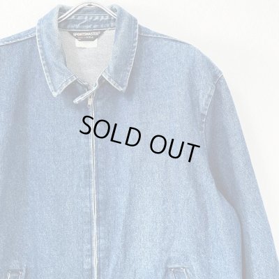 画像2: 80s USA製　SPORTSMASTER DENIM DRIZZLER JACKET