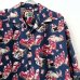 画像2: 80s~90s USA製 JOHNNY COTTON OPEN COLLAR L/S SHIRT (2)