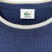 画像4: 90s LACOSTE STRIPE WOOL KNIT SWEATER (4)