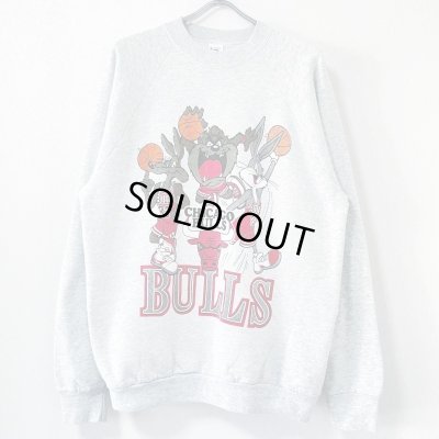 画像1: 90s USA製　LOONEY TUNES CHICAGO BULLS PARODY SWEAT