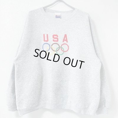 画像1: 90s USA製　USA OLYMPIC SWEAT