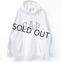 90s OLD GAP ATHLETIC REVERSE WEAVE TYPE LOGO HOODIE