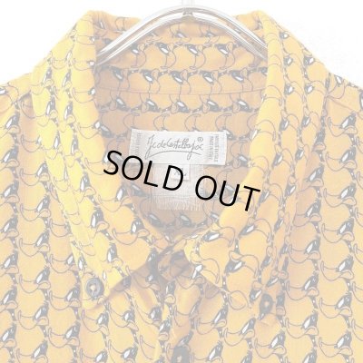 画像4: 90s イタリア製 CASTELBAJAC DUFFY DUCK 総柄 BUTTON DOWN L/S SHIRT