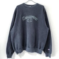 90s　CHAMPION INSIDE OUT SWEAT "BLACK"