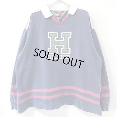 画像1: 90s TOMMY HILFIGER H LOGO SWEAT