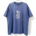 画像1: 90s CHINA製 BOOTLEG OLD STUSSY 初代DRAGON EMBROIDERY TEE SHIRT (1)