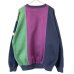 画像2: 90s IZOD CRAZY PATTERN MULCH COLOR SWEAT (2)