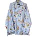 画像1: 90s USA製　NICK&NORA PAJAMA SHIRT (1)