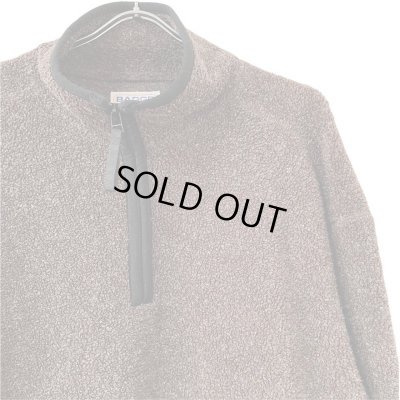 画像2: 90s シンガポール製 BADGE HALF ZIP FLEECE JACKET