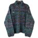 画像1: 80s~90s USA製  COLUMBIA AZTEC HALF SNAP FLEECE JACKET (1)